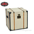 Square Storage Box with Linen Covered